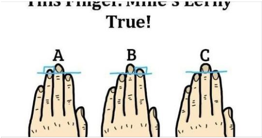 The Length Of This Finger Holds The Key To Your Personality