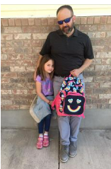 Dad rushes to pick 6-year-old daughter up from school – teacher spots detail on his pants immediately…