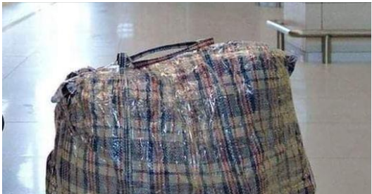 The parents called him and told him they would send him a package. The young man went to the train station, picked up a very bulky bag, and quickly headed towards his dorm room, curious to see what goodies his mother had prepared for him……