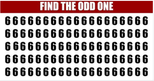 Let’s See How Good Are Your Eyes? – Find The Odd Letter and Number Out!