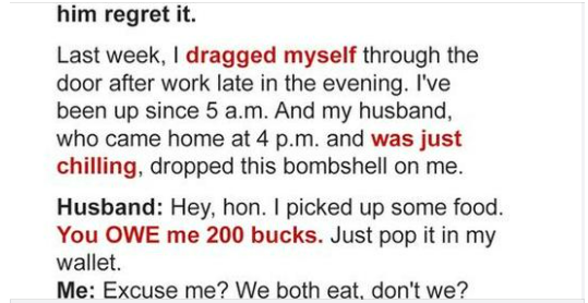 My Husband Demands I Pay $200 for Our Takeaway Food – He Soon Regrets It