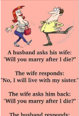 A Husband Asks His Wife