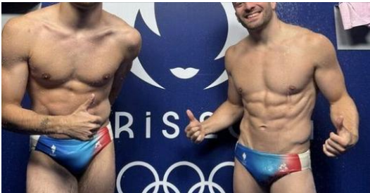 French Olympic diver causes stir online with bulge in swim trunks