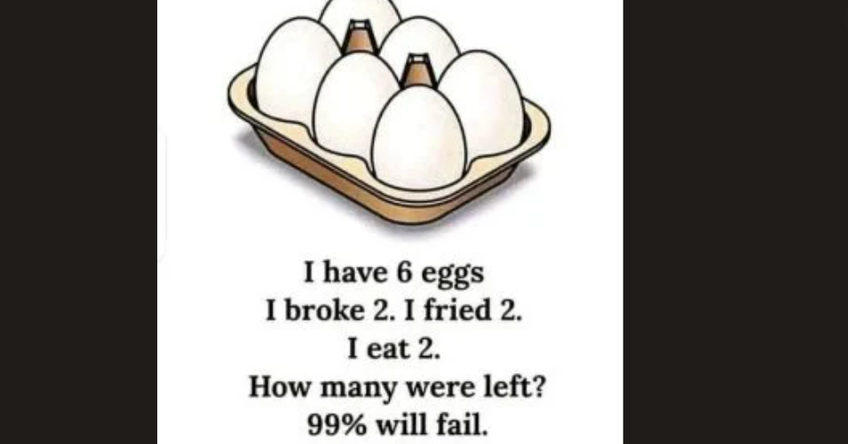 99% will fail to provide an answer.