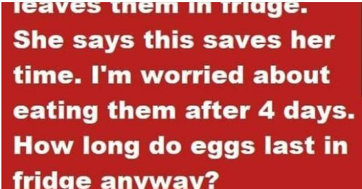 Storing Fresh Eggs