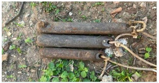 These old rusty sticks once had a unique use