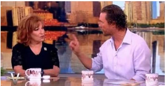 Matthew McConaughey SHUTS UP Joy Behar After She Asked This One Question