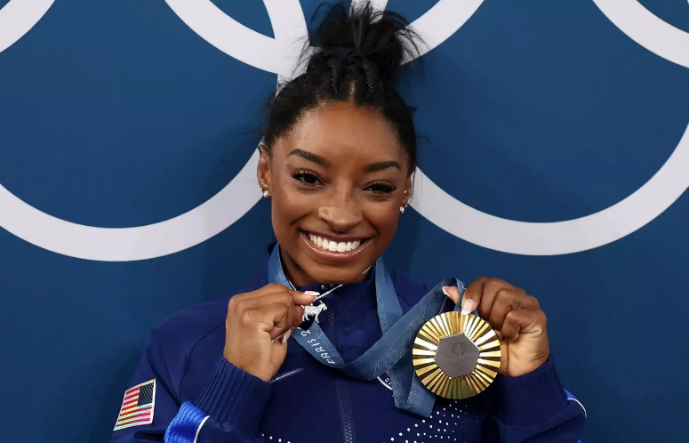 Simone Biles ate separately from other athletes at the Olympics – and some fans hated it
