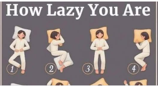 Your Sleeping Position Reflects Your Level of Laziness