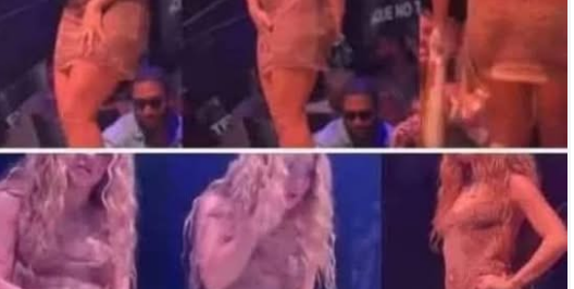 The moment she ….watch video here