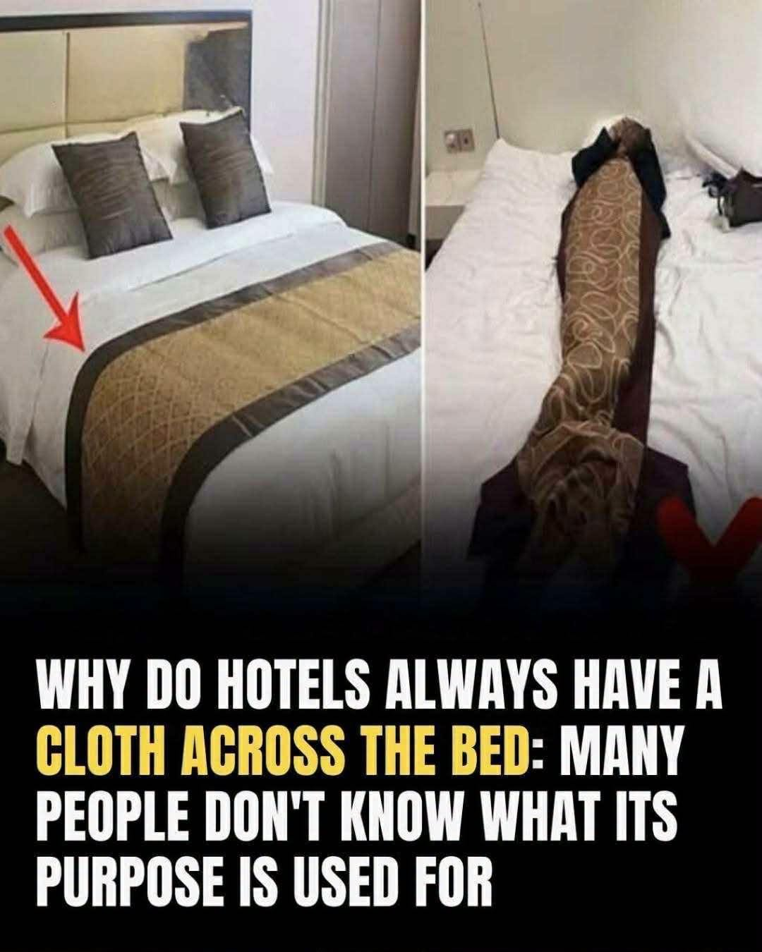 What’s the Purpose of the Fabric Strip Across Hotel Beds? The Answer Is Simpler Than You Think