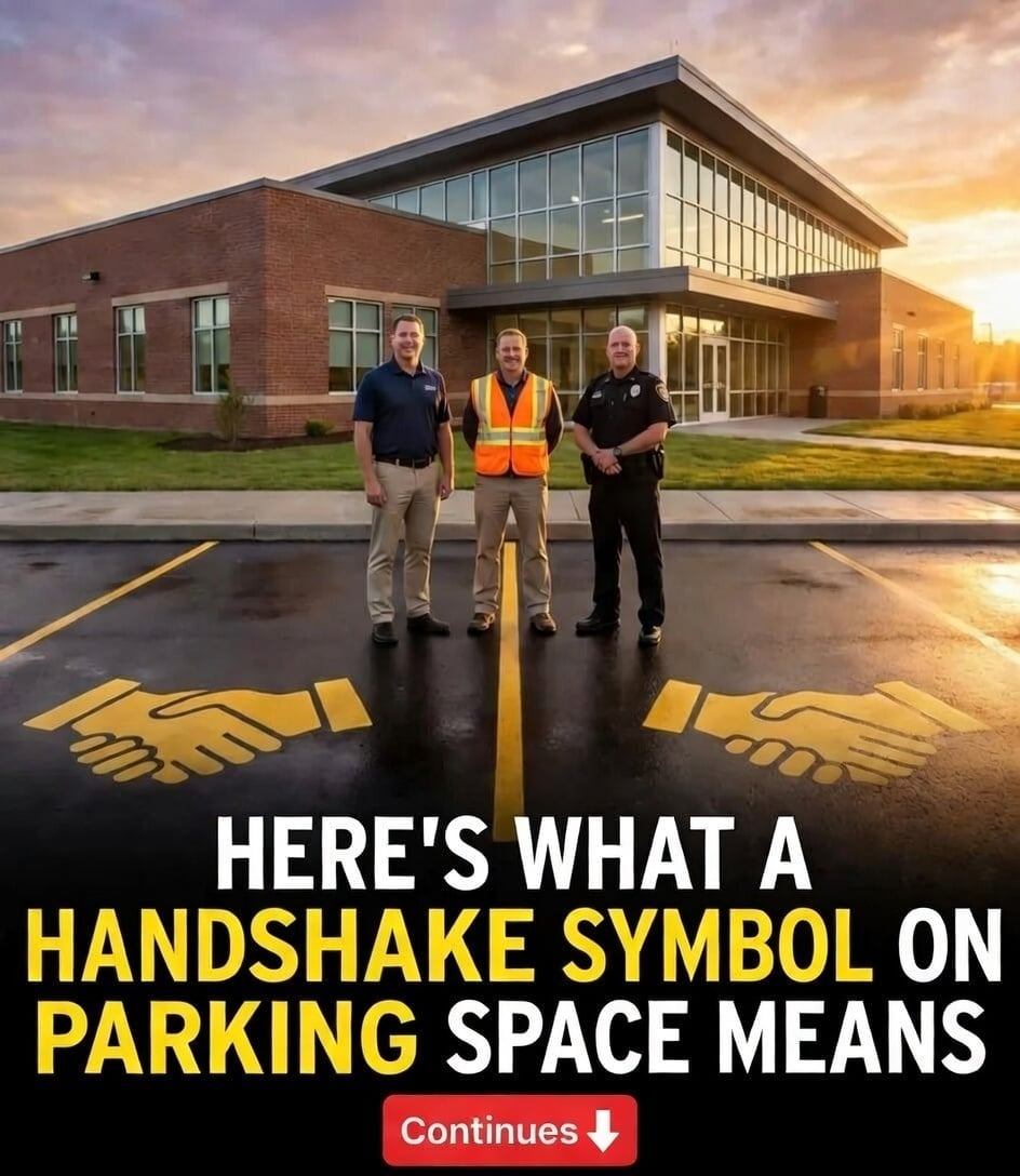 A new symbol is showing up on some parking spaces!..See more