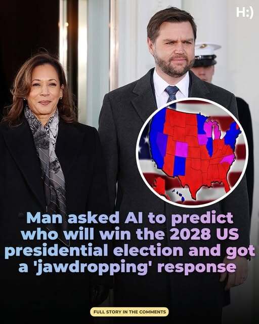 AI predicts who will win the 2028 US presidential election and gets ‘jawdropping’ result