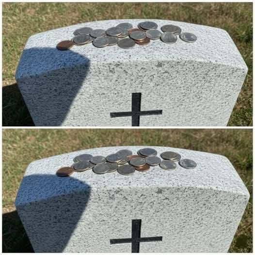 The Meaning Behind Leaving Coins on Gravestones — A Quiet Gesture of Honor and Respect