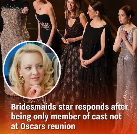 Bridesmaids star responds after being only member of cast not at Oscars reunion