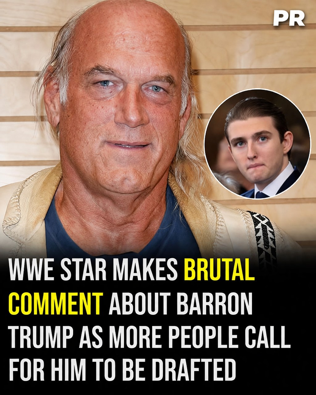 WWE star Jesse Ventura makes savage comment about Barron Trump as people call for him to be drafted