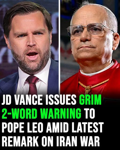 JD Vance issues grim 2-word warning to Pope Leo amid latest Trump remarks