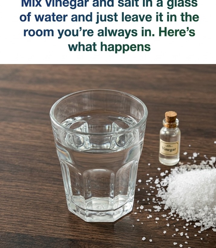 Discover: A Glass of Water, Vinegar, and Salt Can Cleanse Your Home