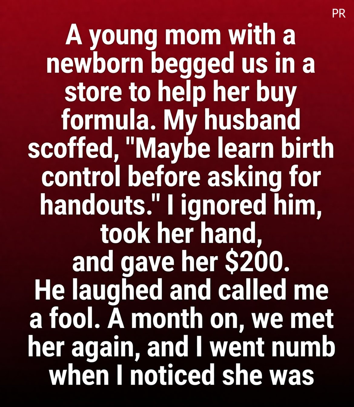 A simple act of kindness that made a lasting difference