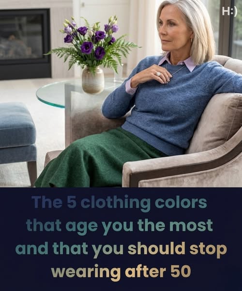 After 50, some clothing colors can wash out your natural glow. Shades like beige, gray, or neon may dull your complexion, while rich, warm, and jewel tones enhance radiance, keeping your skin and overall look vibrant and youthful.