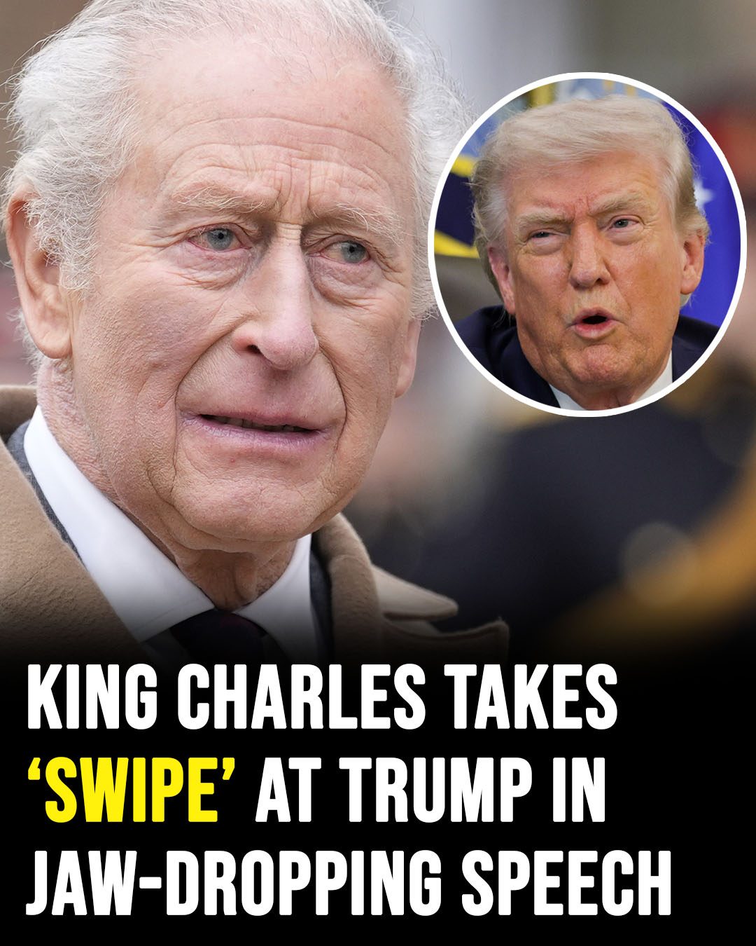King Charles takes “swipe” at Donald Trump in latest speech