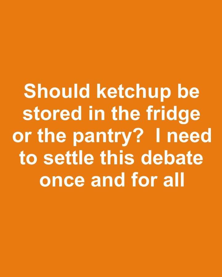 The Great Ketchup Debate Finally Explained
