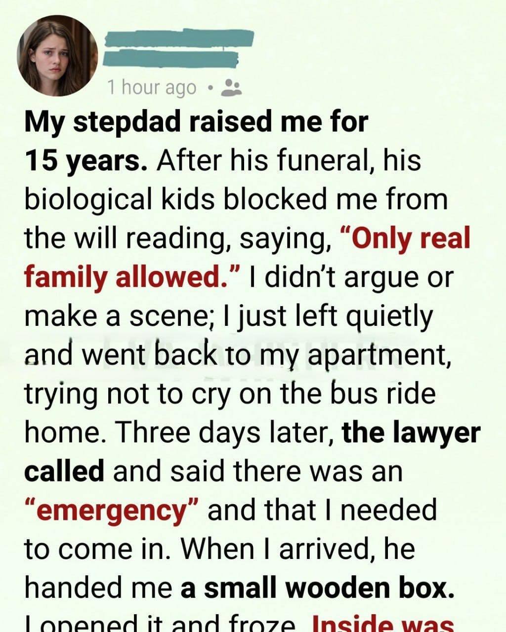 My Sister Kicked Me Out of the House After Our Father’s Death — But She Didn’t Know He Had Foreseen It