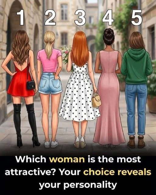 Your choice reveals your personality