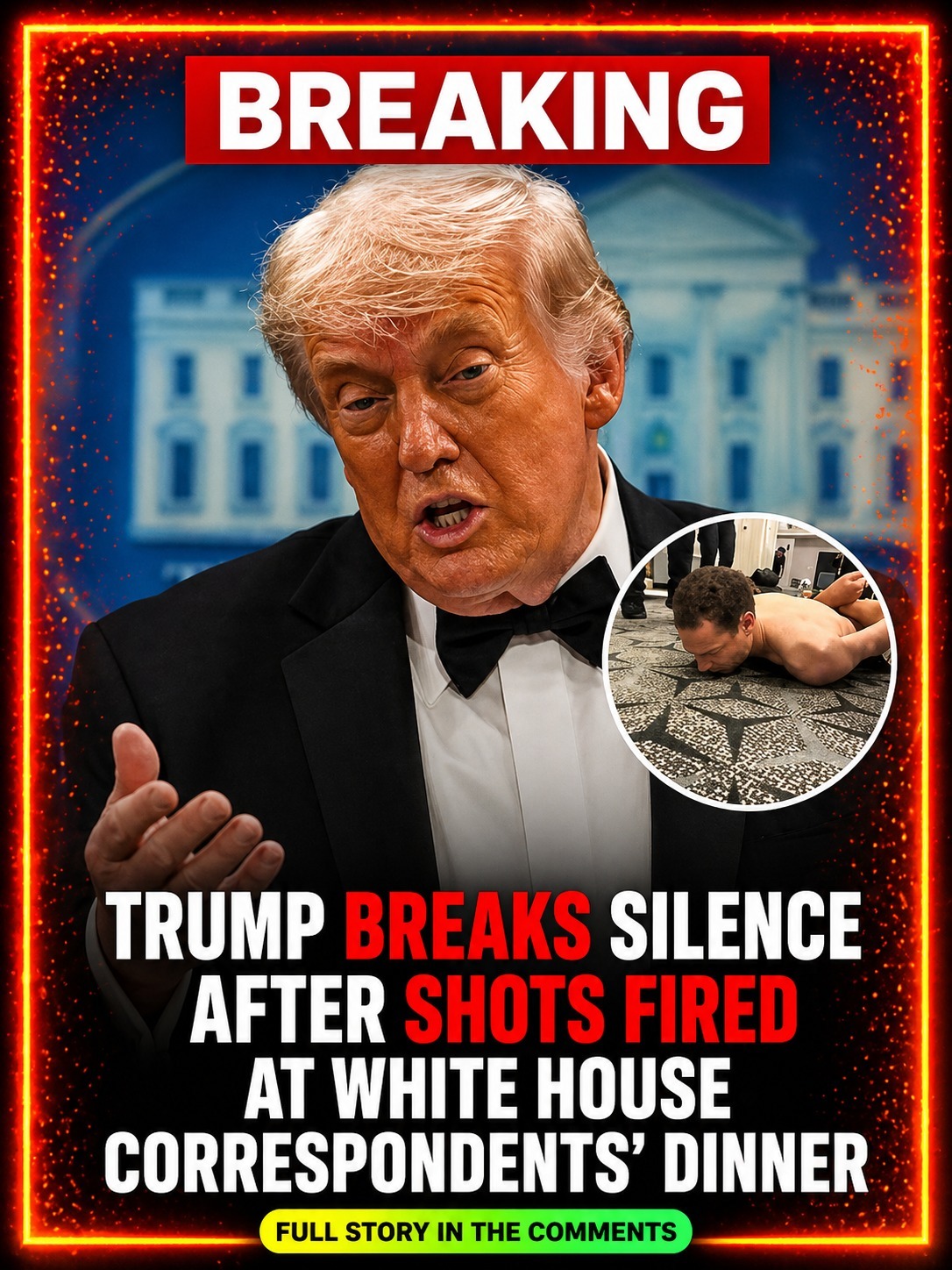 Trump speaks out after shots are fired at White House correspondents’ dinner