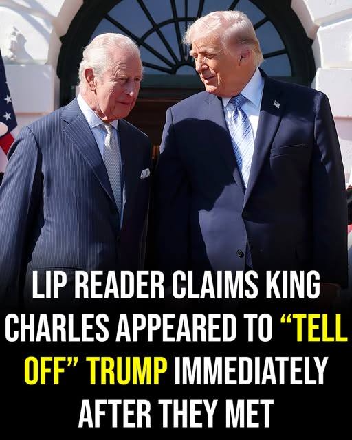 Lip reader claims King Charles appeared to “tell off” Trump immediately after they met