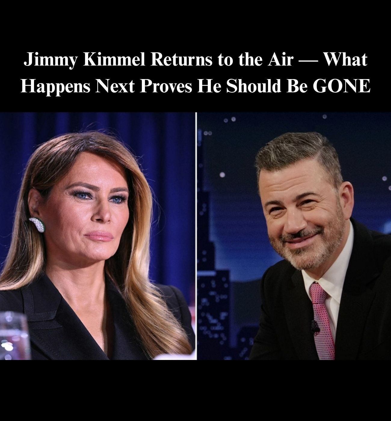 Kimmel Doubles Down On Melania ‘Expectant Widow’ Insult