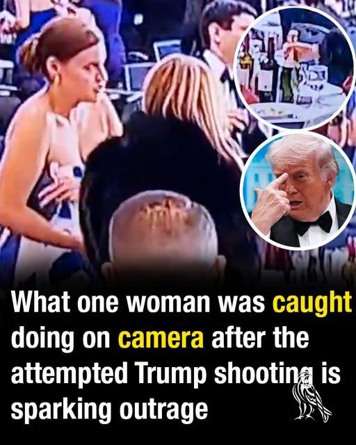 Woman Grabs Wine Bottles Mid Shootout While Trump Is Rushed Out And The Internet Is Losing Its Mind
