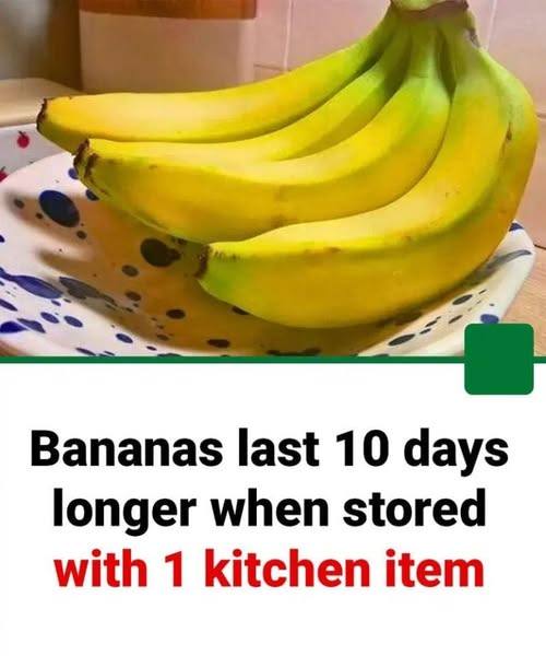 The Kitchen Trick That Keeps Bananas Fresh 10 Days Longer