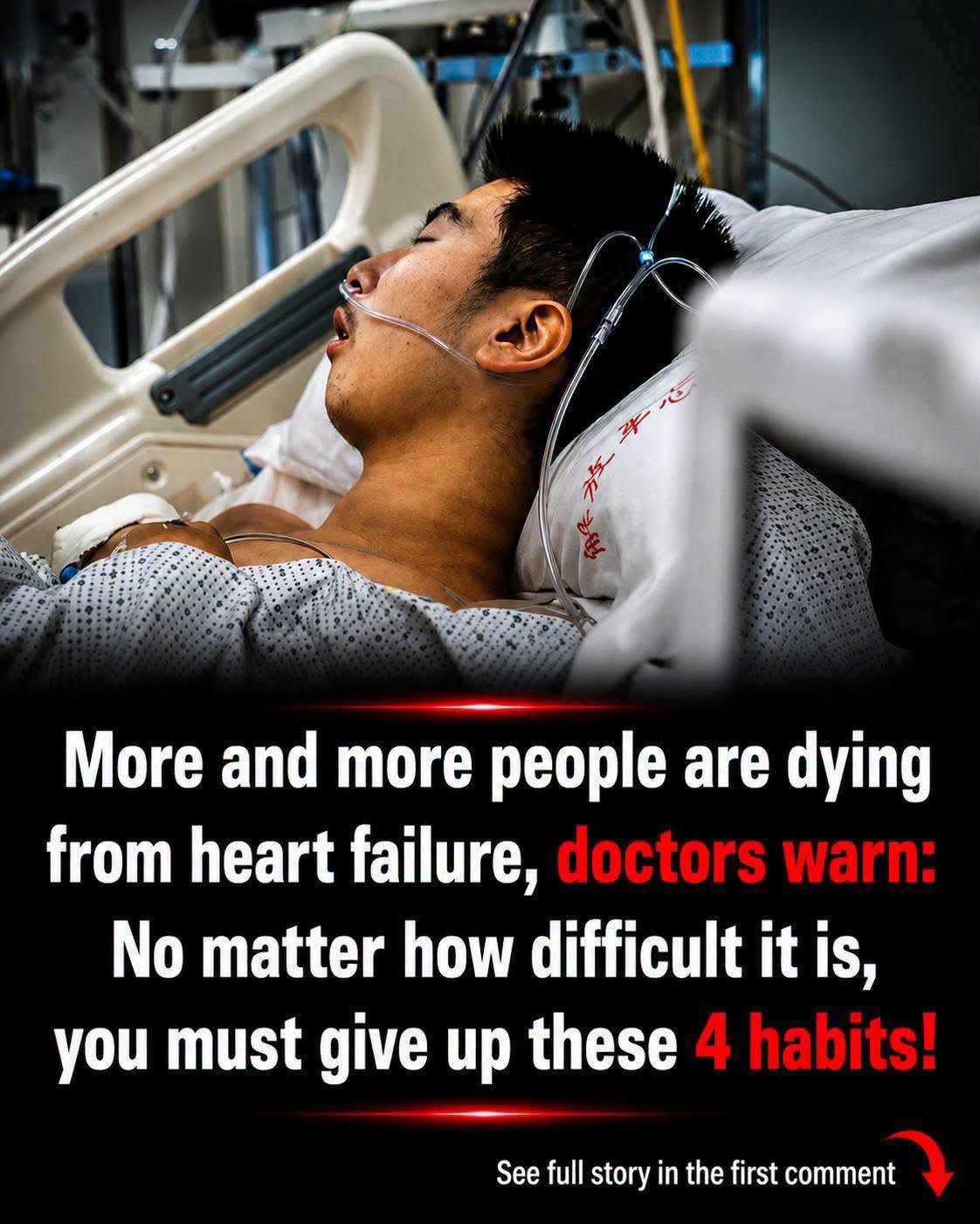 More people are dying from heart failure, doctors warn: give up these 4 habits now