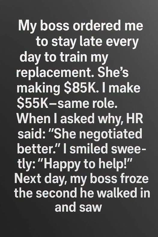 I Was Asked to Train My Higher-Paid Replacement — So I Taught My Boss an Unexpected Lesson