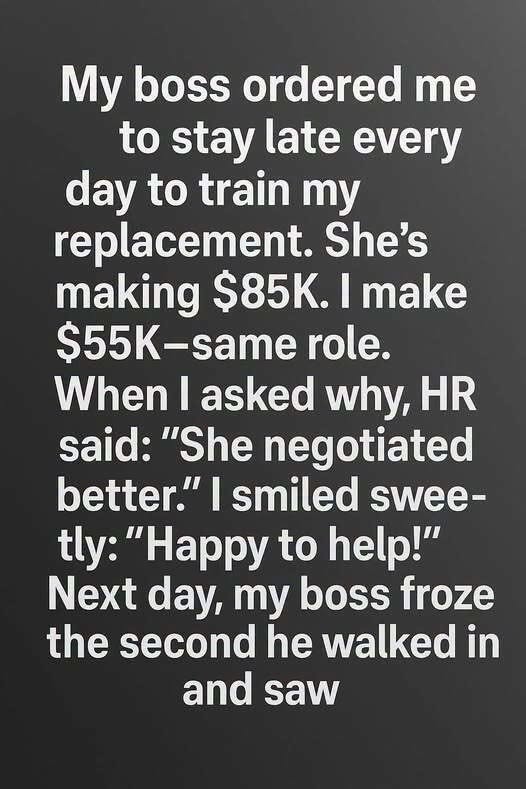 I Was Asked to Train My Higher-Paid Replacement — So I Taught My Boss an Unexpected Lesson