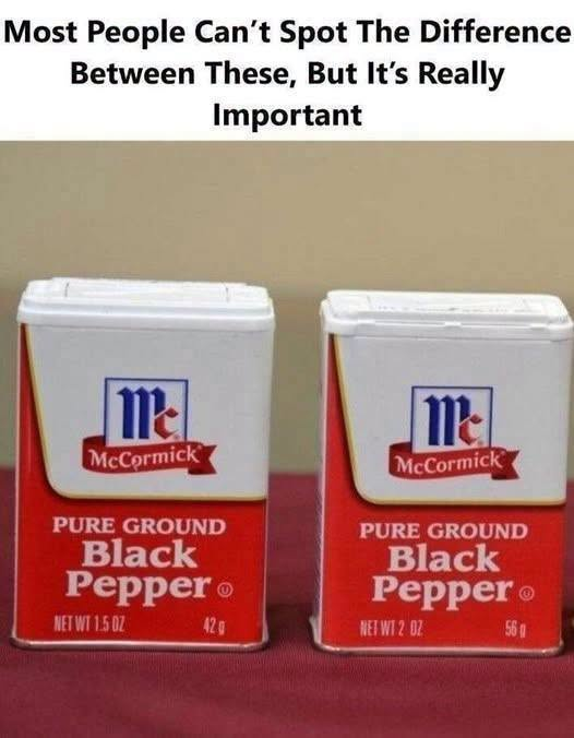 Identify the differences between them.