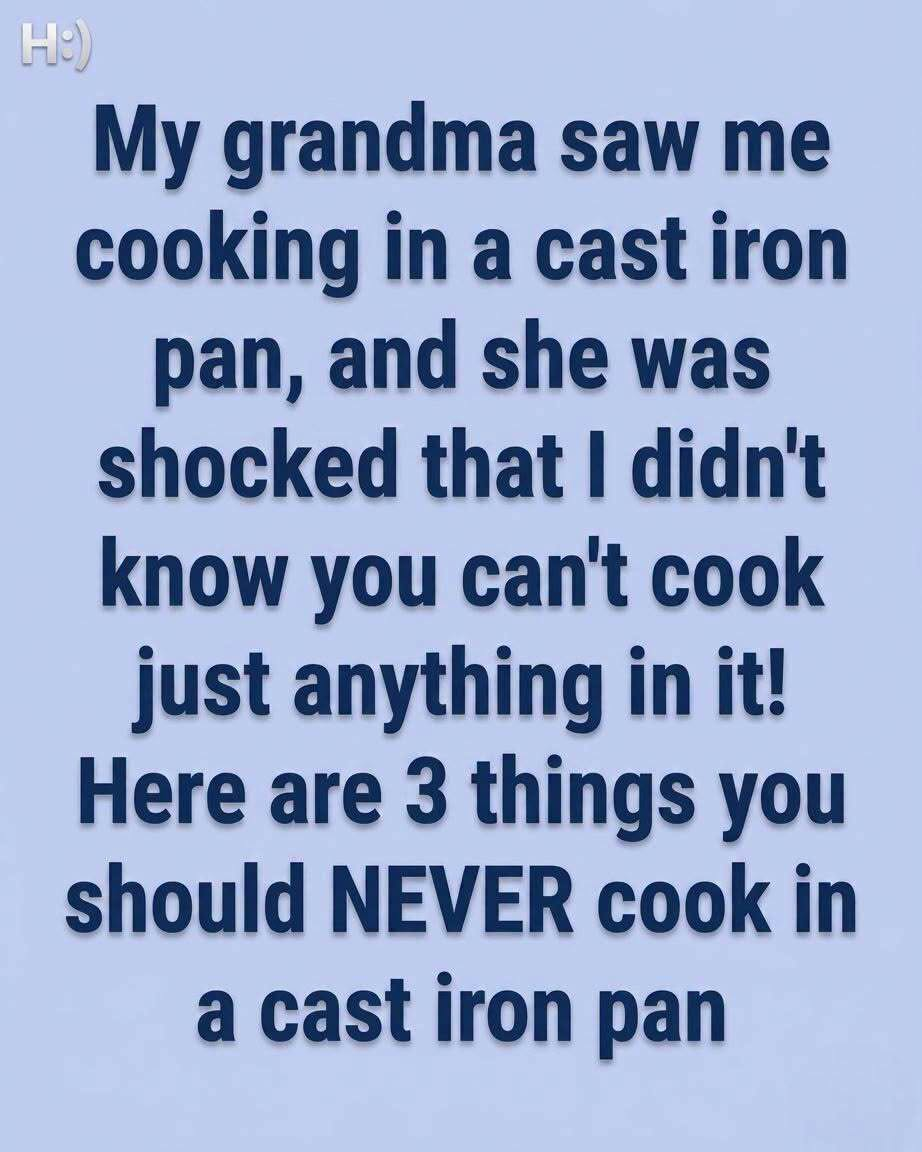 What You Should Never Cook in a Cast Iron Skillet (and Why)