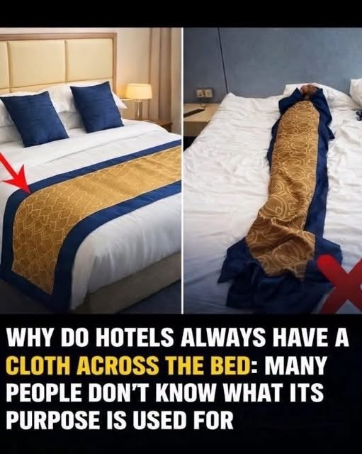 What’s the Purpose of the Fabric Strip Across Hotel Beds? (It’s Not Just for Looks!)