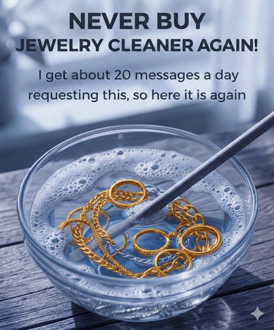 How to Make a Cheap and Simple DIY Jewelry Cleaner at Home