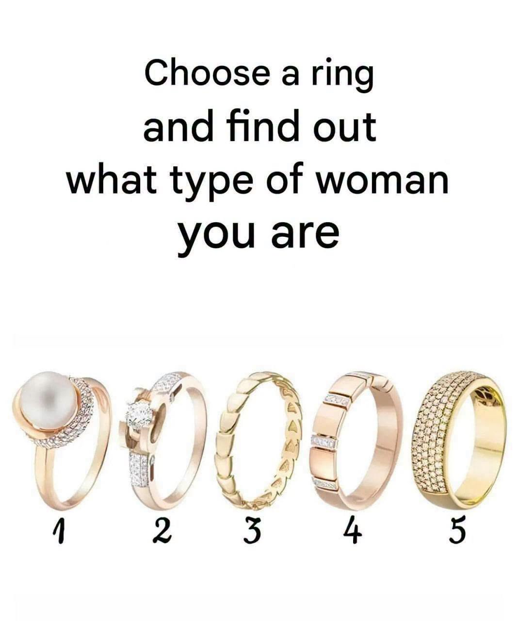 Choose a Ring and Learn More About Yourself