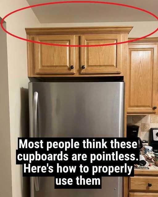 How to Properly Use Cabinets Above Your Fridge