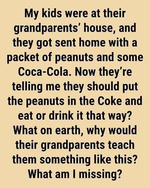 The Glass Bottle Secret, Why Thousands Of People Are Putting Peanuts In Their Coke