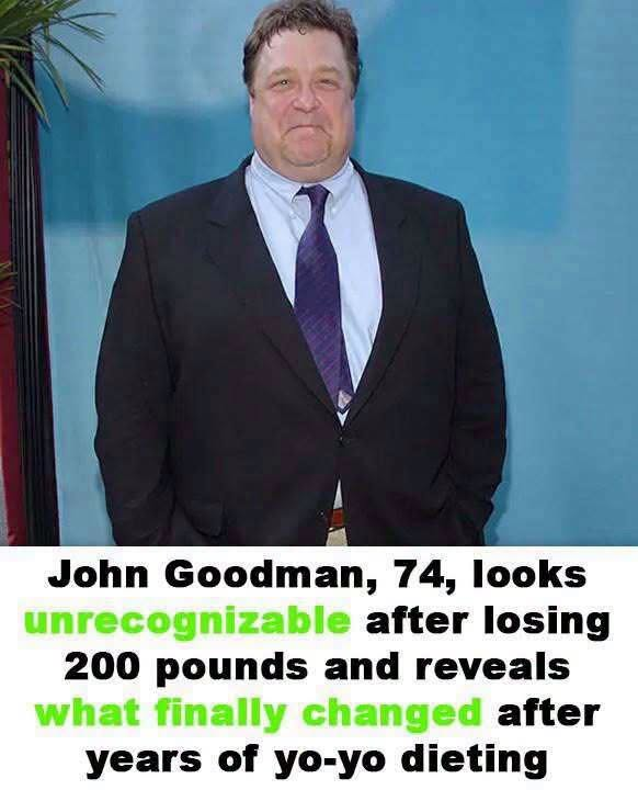 John Goodman, 74, looks unrecognizable after losing nearly 200 pounds and reveals what finally changed after years of yo-yo dieting