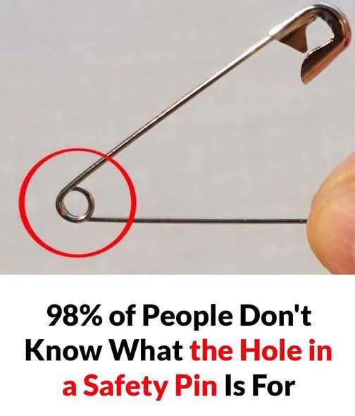 What’s the Purpose of That Tiny Hole in a Safety Pin?