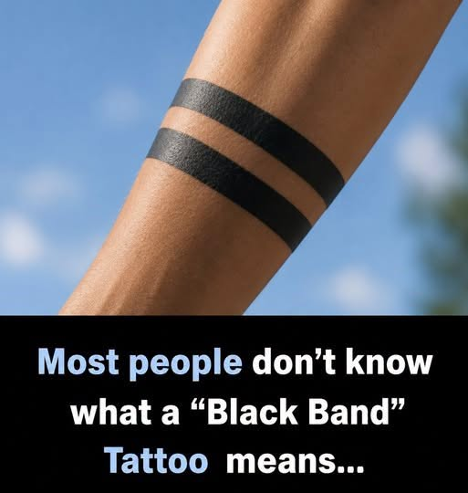 People Keep Asking About the Meaning Behind Black Band Tattoos — But What Looks Like a Simple Minimalist Design Often Hides Deeply Personal Stories of Grief, Strength, Transformation, and Identity, While Viral Online Rumors About Secret Symbolism Continue Spreading Across the Internet, Leaving Many Surprised by the Emotional Truth Behind the Popular Tattoo Trend