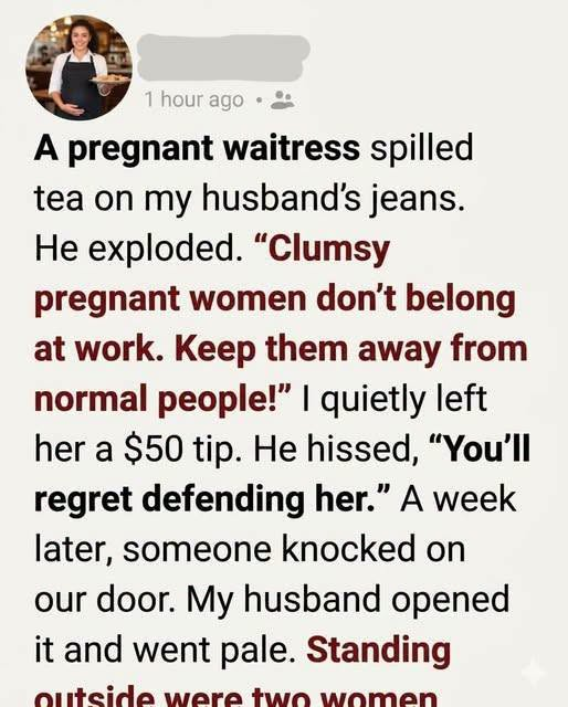 The Day Respect Walked Through Our Door After a Public Outburst at a Young Pregnant Waitress Changed Everything I Believed About My Partner