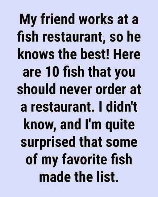 10 Fish You Should Steer Clear of Ordering at a Restaurant (And What to Choose Instead)