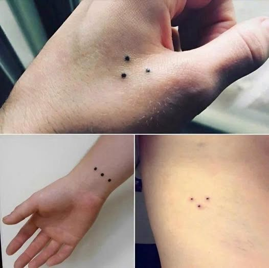 If You See Someone with a Three-Dot Tattoo, Run as Far as You Can