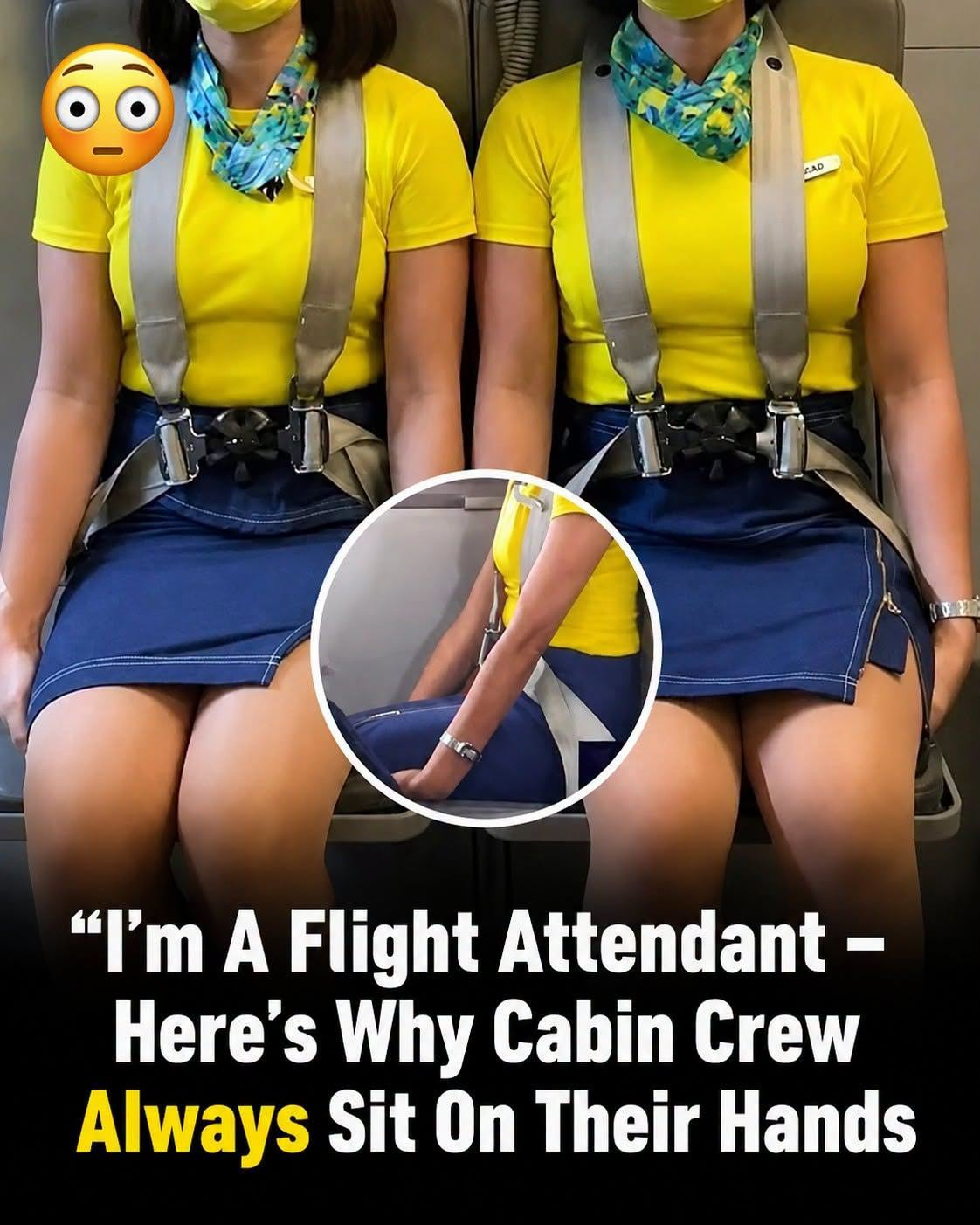 Why Flight Attendants Sit on Their Hands During Takeoff and Landing: The Surprising Safety Reason